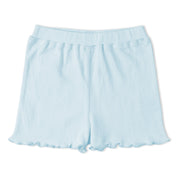 Organic Sleeveless Flutter Top & Shorts Set - Lobster - Makemake Organics