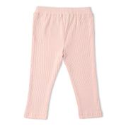 Organic Lace Collar Onesie & Tights Set - Blush - Makemake Organics