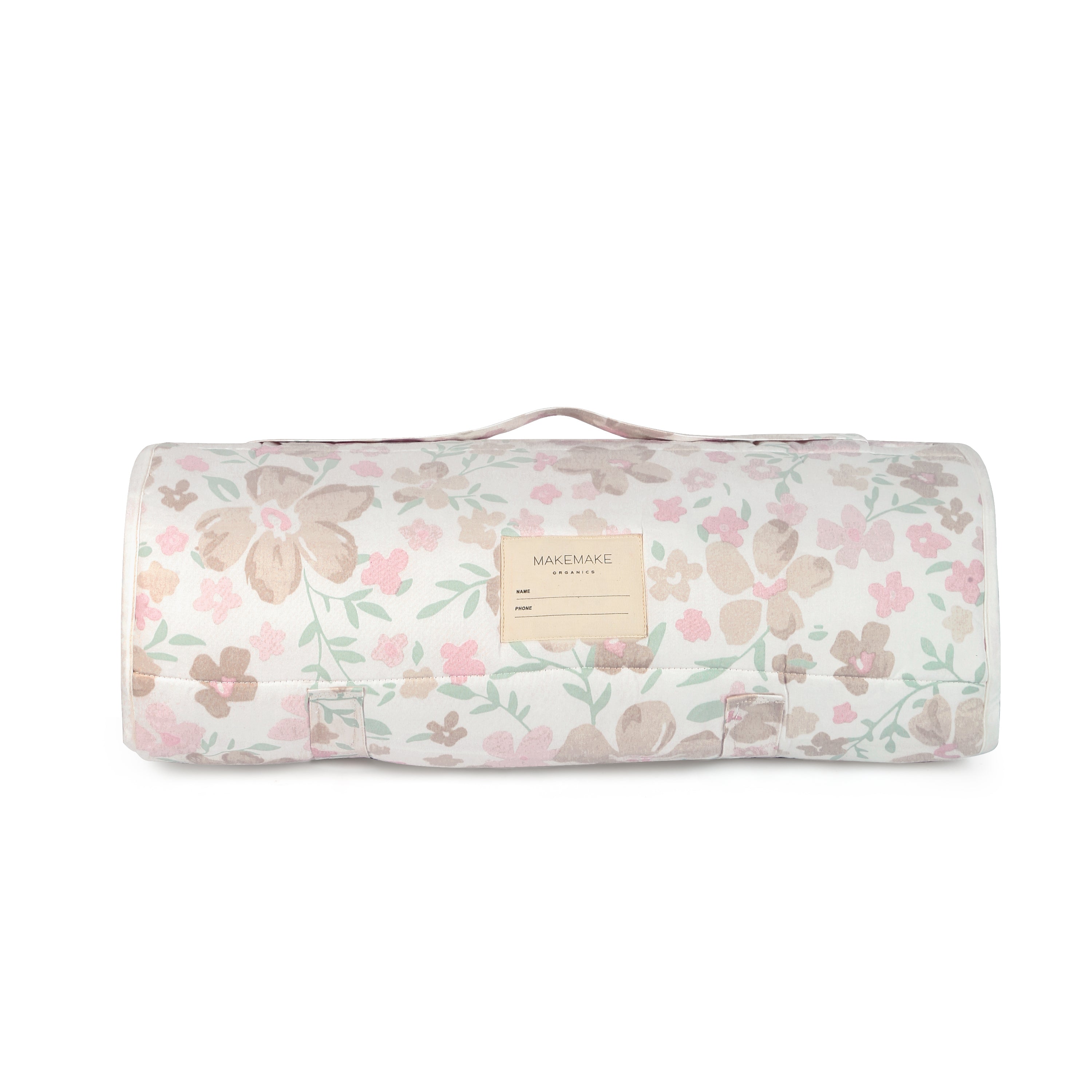 Organic Cozy Comfort Nap Mat - Blossom (Open Box) - Makemake Organics