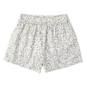Organic Tie Up Top & Shorts Set - Tulle Floral - Makemake Organics