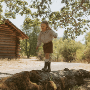 Organic Corduroy Skirt - Brown