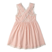 Organic Cross Back Dress - Blush - Makemake Organics