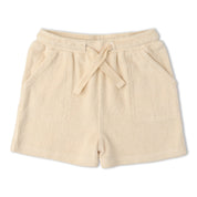 Organic Terry Tee & Shorts Set - Butter Yellow - Makemake Organics