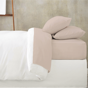 Organic Kids Fitted Sheet - Pecan - Makemake Organics