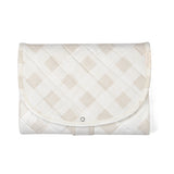 Organic Portable Changing Mat - Plaid Oat