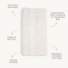 Organic Changing Pad Cover - Herringbone - Makemake Organics