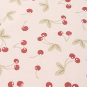 Organic Ruffle Jumpsuit - Cherry - Makemake Organics