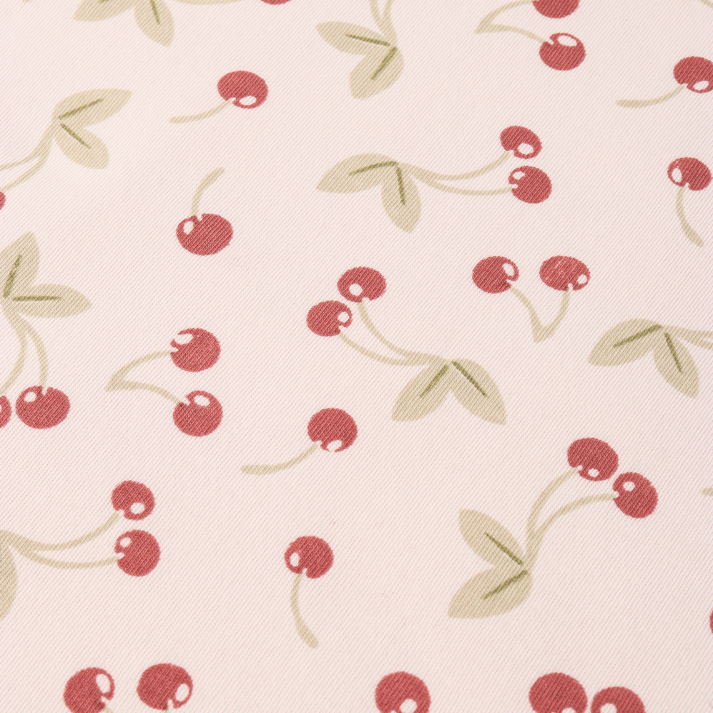 Organic Ruffle Jumpsuit - Cherry - Makemake Organics