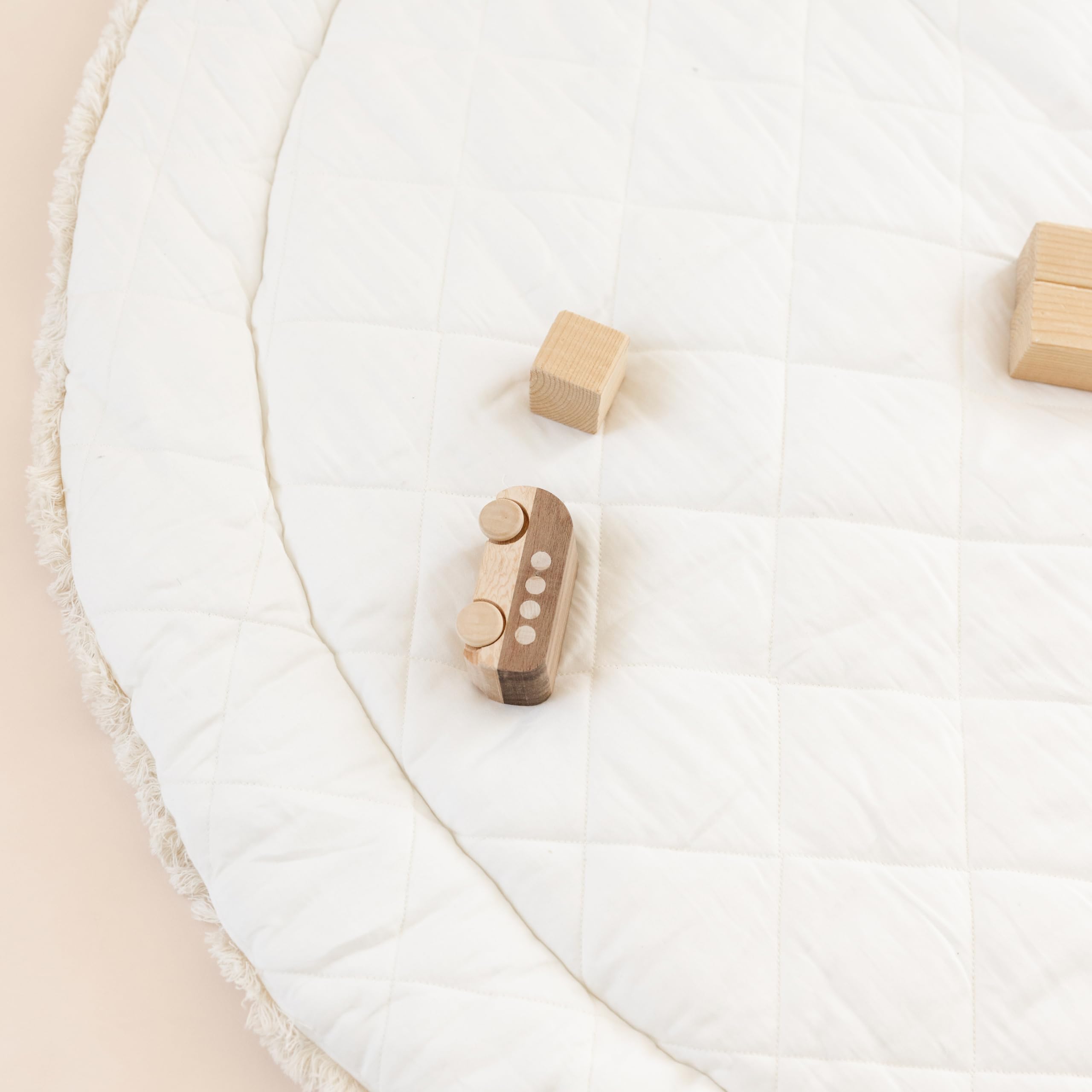 Organic Cotton Quilted Play Mat - Safari - Makemake Organics