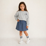 Organic Fleece Sweatshirt - Tennis
