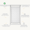 Organic Crib Sheet - Astro - Makemake Organics