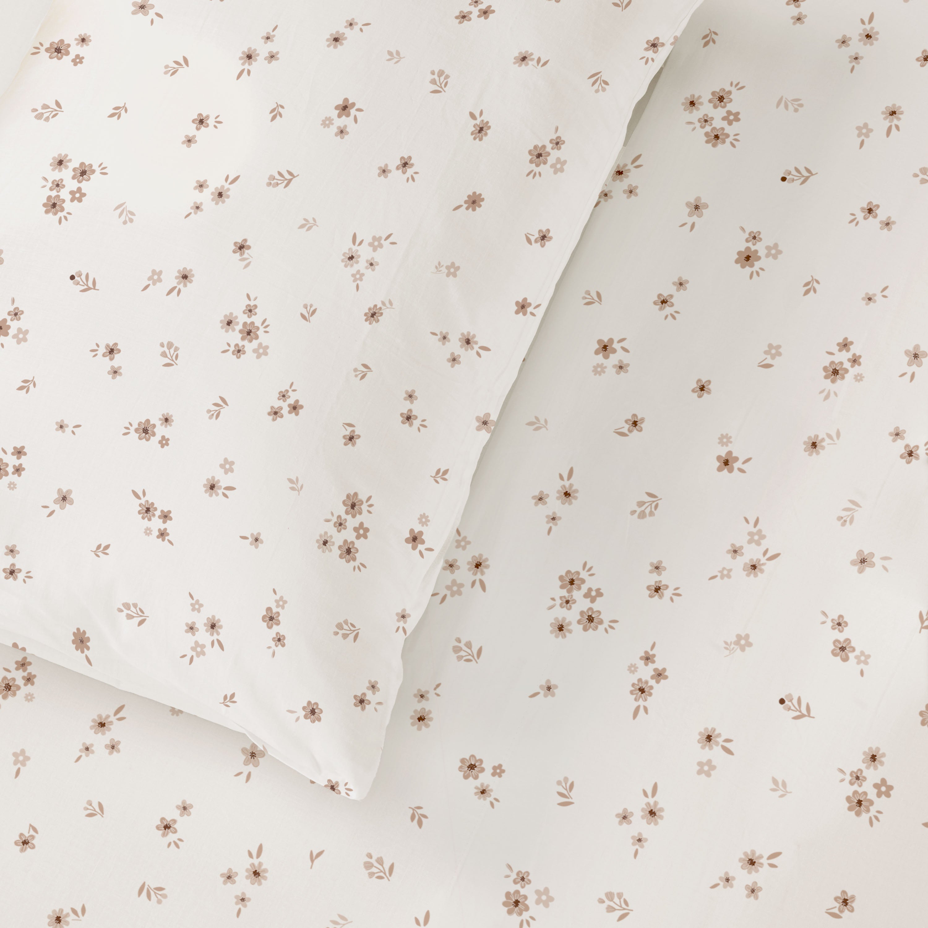 Organic Kids Fitted Sheet - Bloom - Makemake Organics