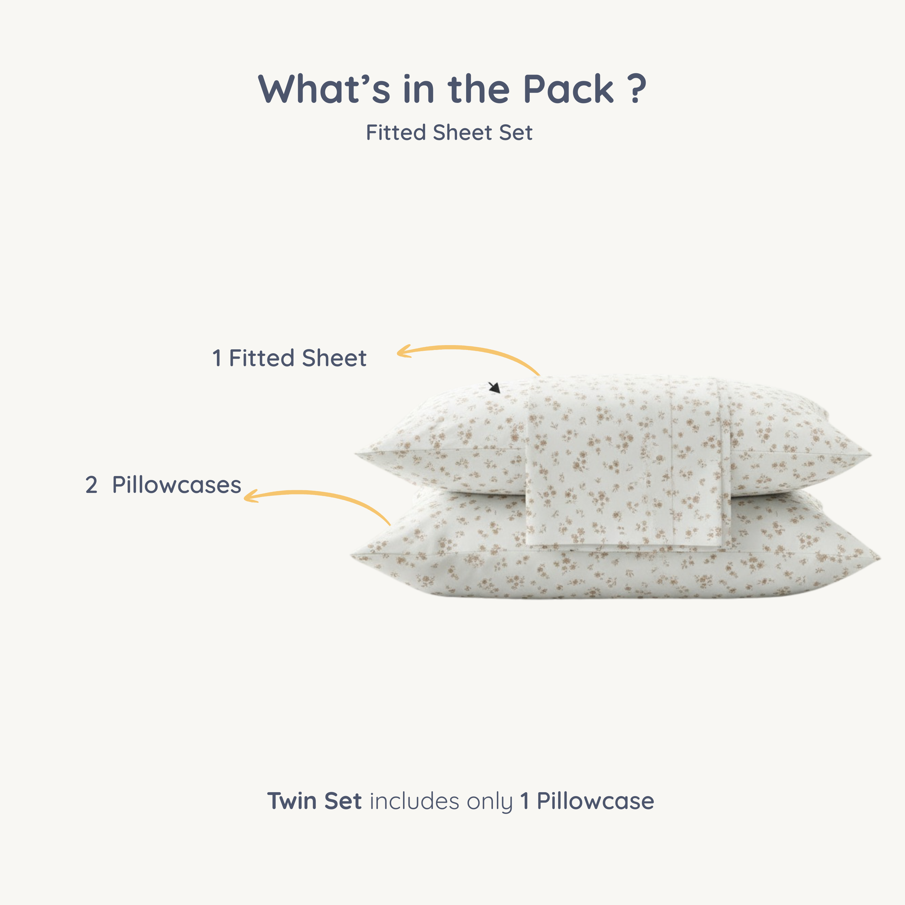 Organic Kids Fitted Sheet - Bloom - Makemake Organics