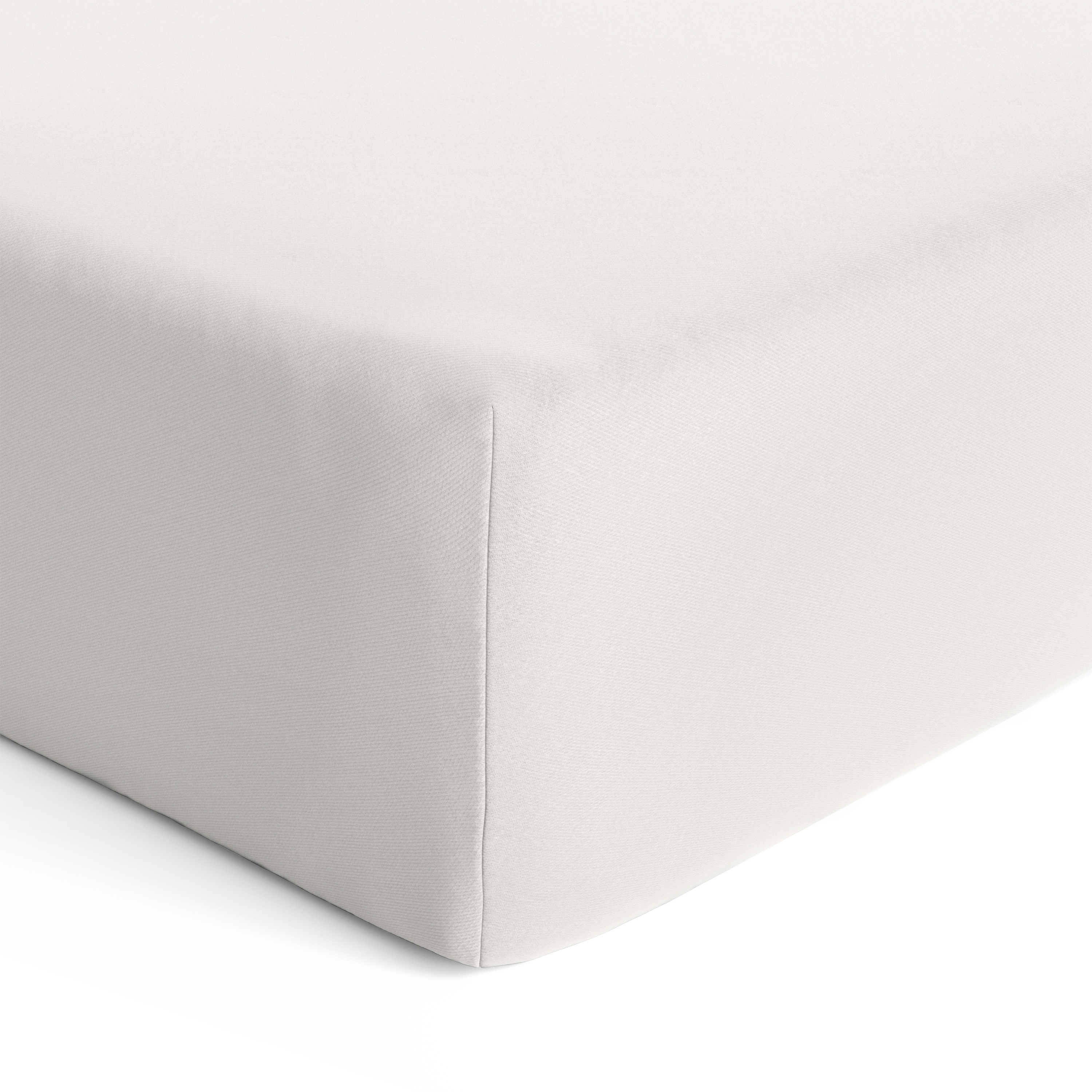Organic Crib Sheet - Ivory - Makemake Organics