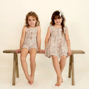 Organic Flutter Jumpsuit - Magnolia - Makemake Organics