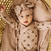 Organic Headwrap - Rose Ditsy - Makemake Organics