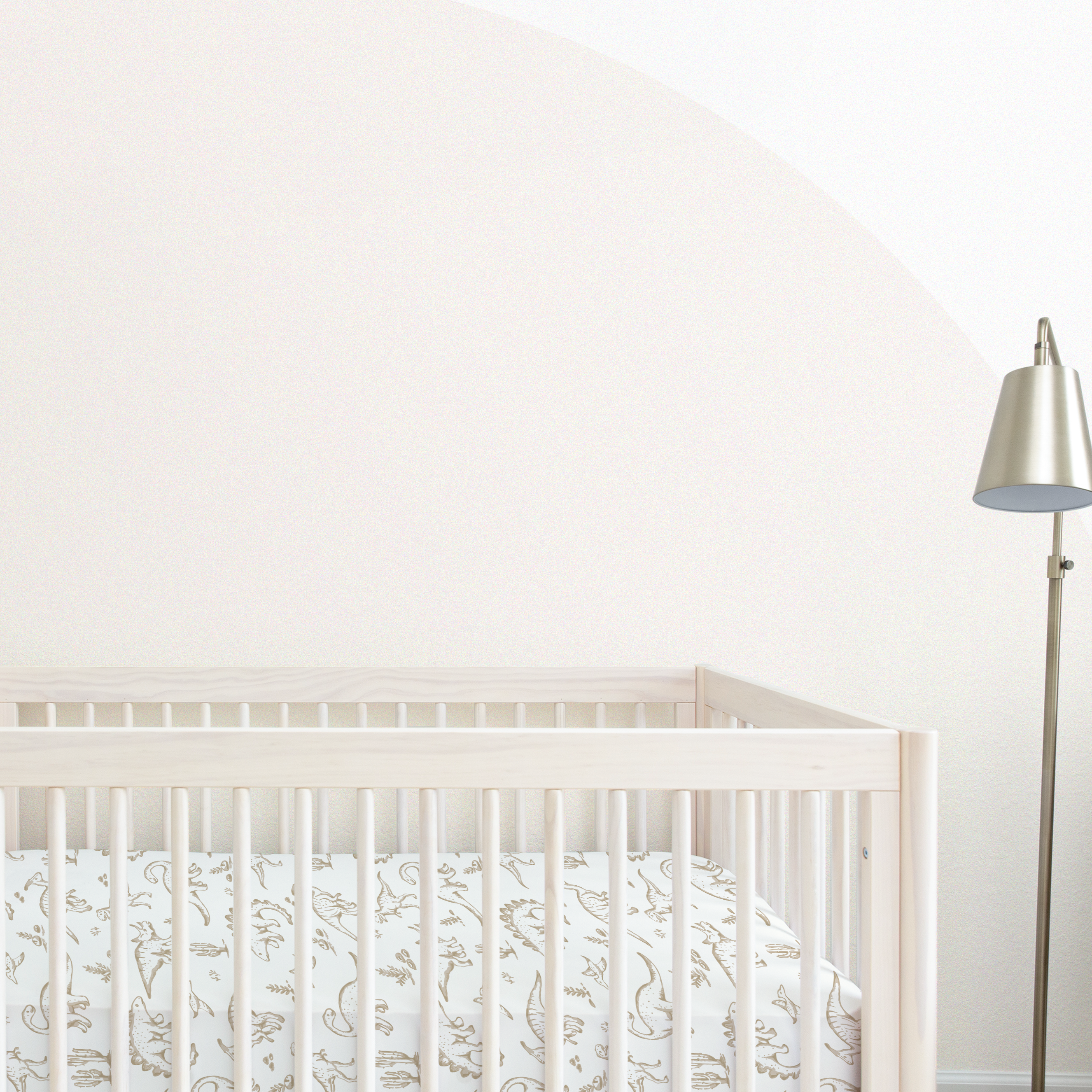 Organic Crib Sheet - Dino Dreams - Makemake Organics