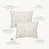 Organic Toddler Pillowcase - Dino Dreams - Makemake Organics
