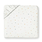 Organic Kids Fitted Sheet - Dotty - Makemake Organics