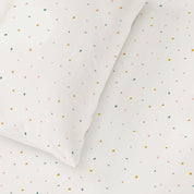 Organic Kids Fitted Sheet - Dotty - Makemake Organics