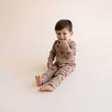 Organic 2-Way Zip Romper - Fox
