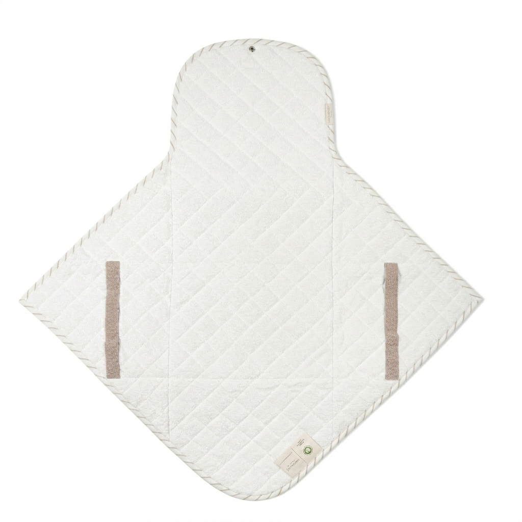 Organic Portable Changing Mat - Oat Stripes - Makemake Organics