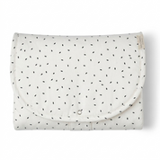 Organic Portable Changing Mat - Navy Flecks - Makemake Organics