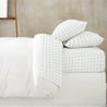 Organic Cotton Sheet Set - Gingham - Open Box - Makemake Organics