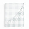 Organic Cotton Sheet Set - Gingham - Open Box - Makemake Organics