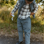 Organic Corduroy Pant - Hale Navy - Makemake Organics