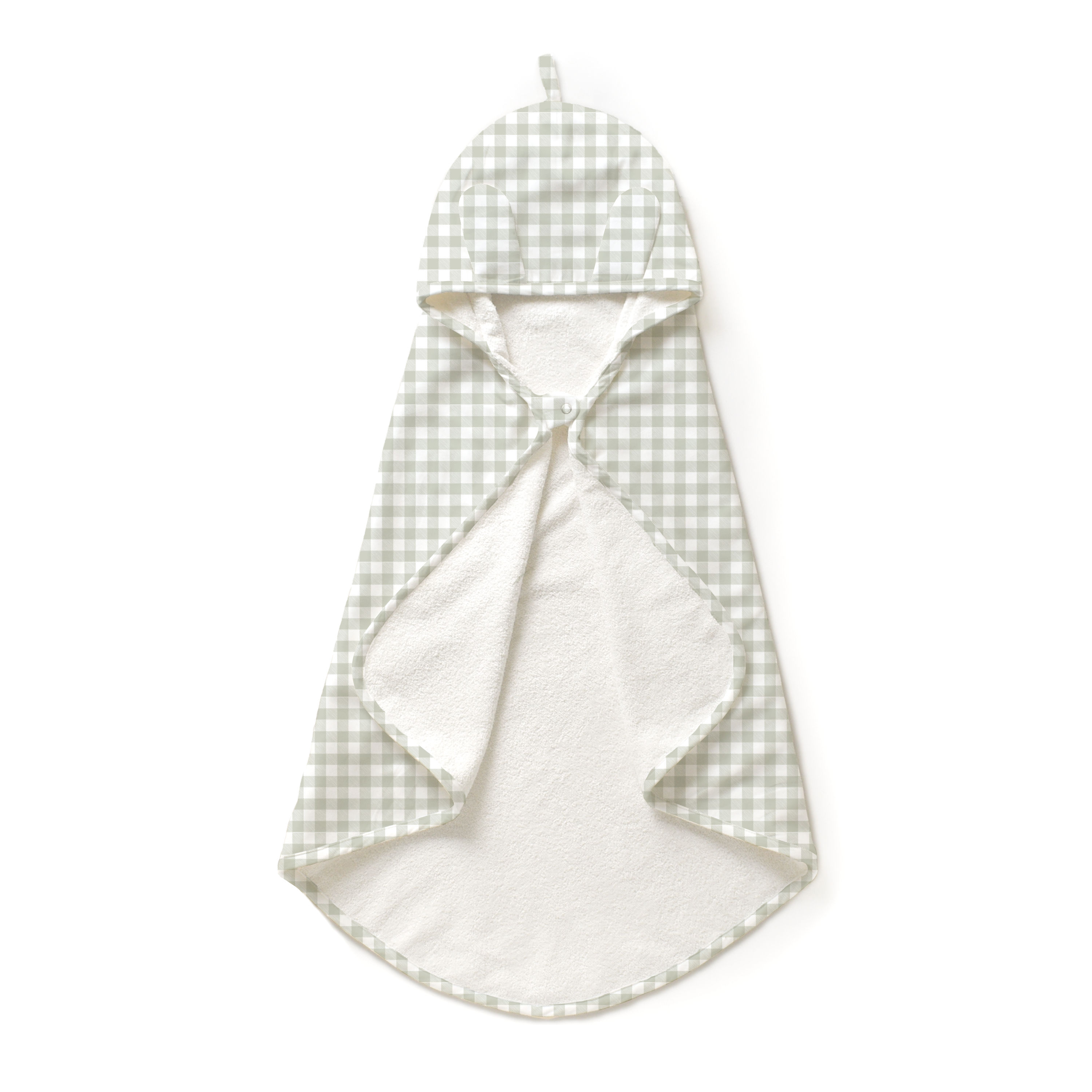 Organic Baby Hooded Towel - Weaves - Makemake Organics