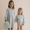 Organic Ruffle Bubble Romper - Wildsage - Makemake Organics