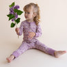 Organic 2-Way Zip Romper - Thistle - Makemake Organics