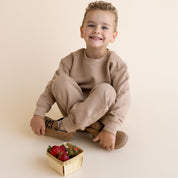 Organic Fleece Sweatshirt - Sunshine - Makemake Organics