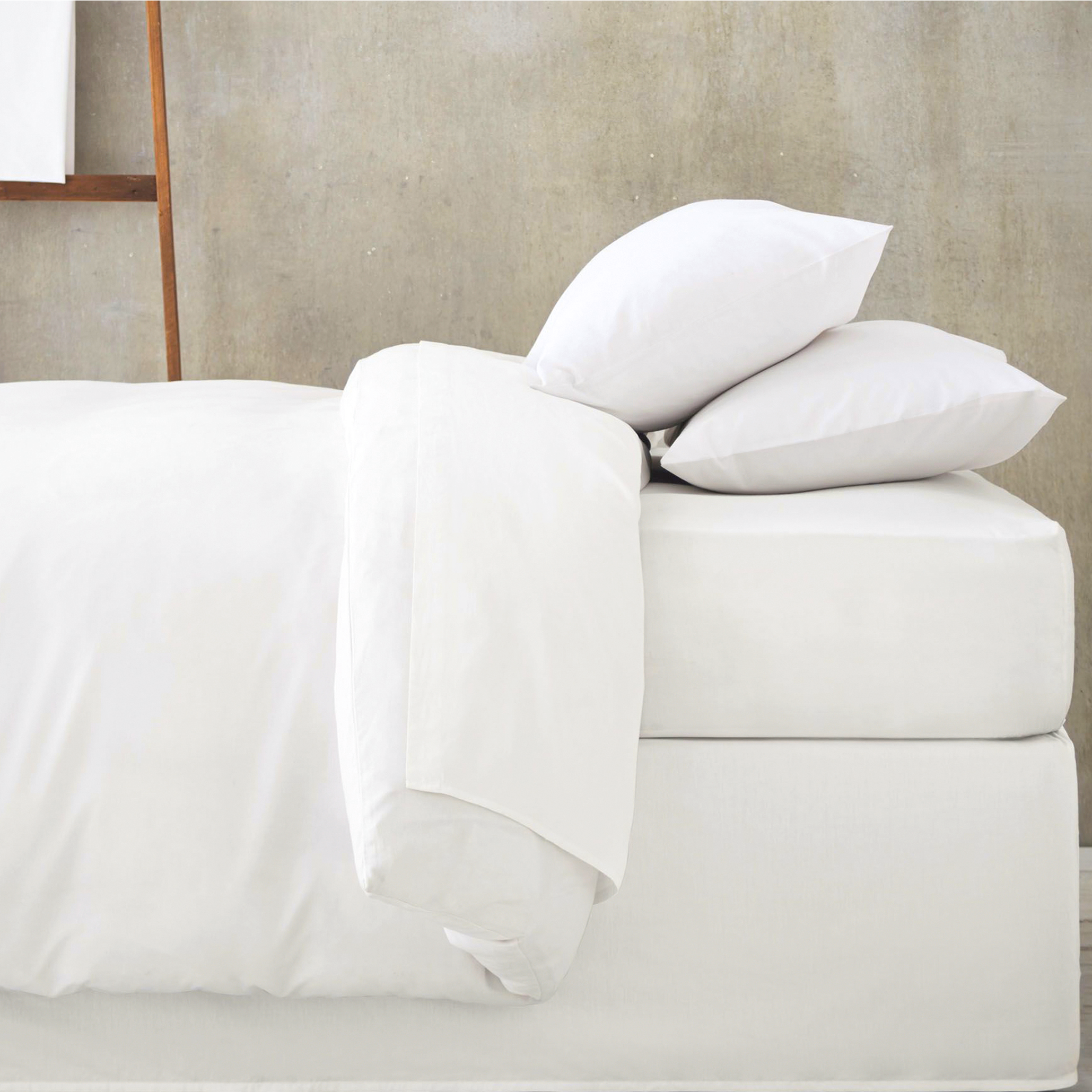 Organic Kids Fitted Sheet - Ivory - Makemake Organics