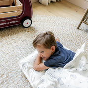 Organic Cozy Comfort Nap Mat - Astro - Makemake Organics