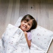 Organic Cozy Comfort Nap Mat - Bloom - Makemake Organics