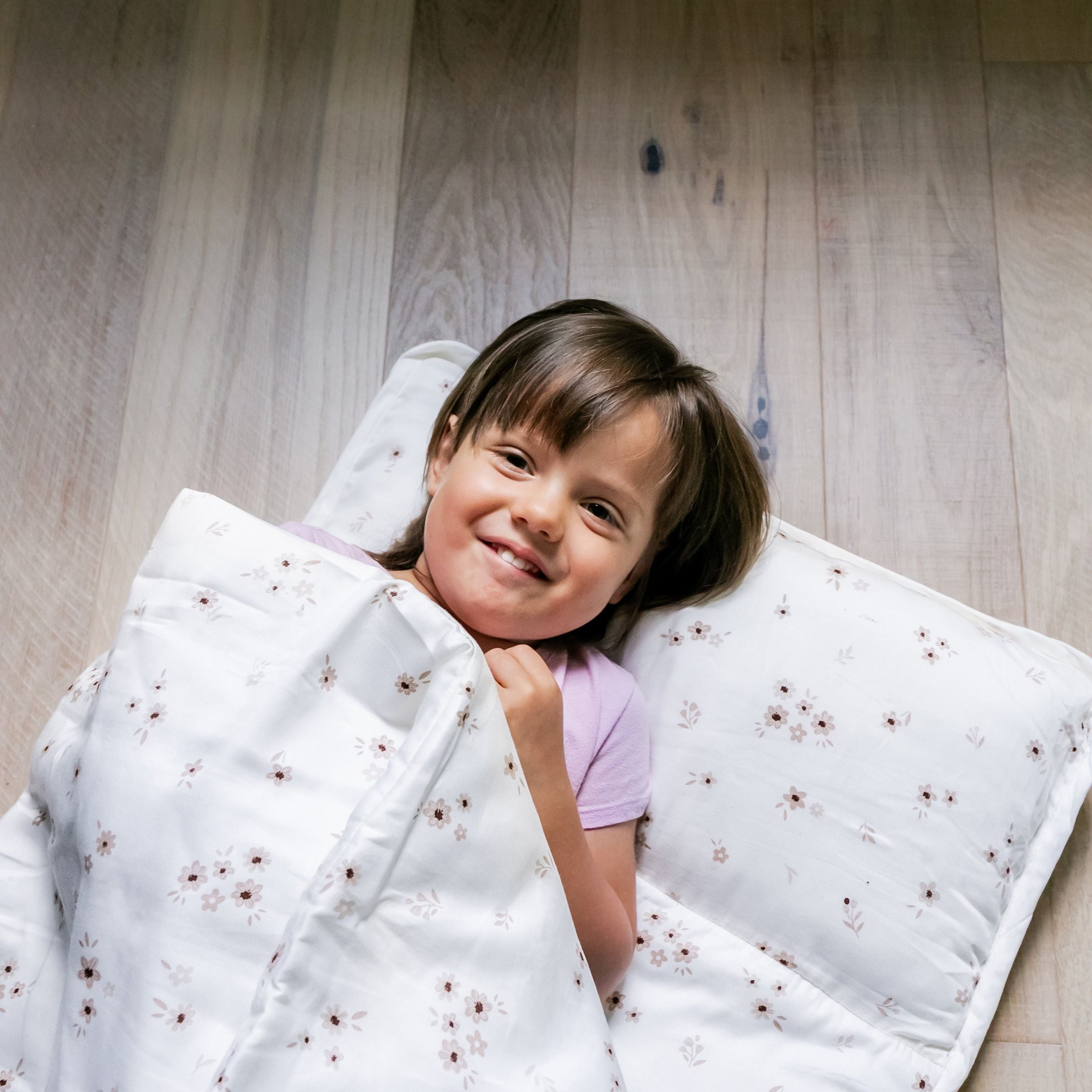 Organic Cozy Comfort Nap Mat - Bloom - Makemake Organics