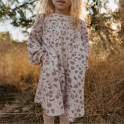 Organic Smocked Sundress - Mystic Floral - Makemake Organics