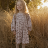 Organic Smocked Sundress - Mystic Floral - Makemake Organics