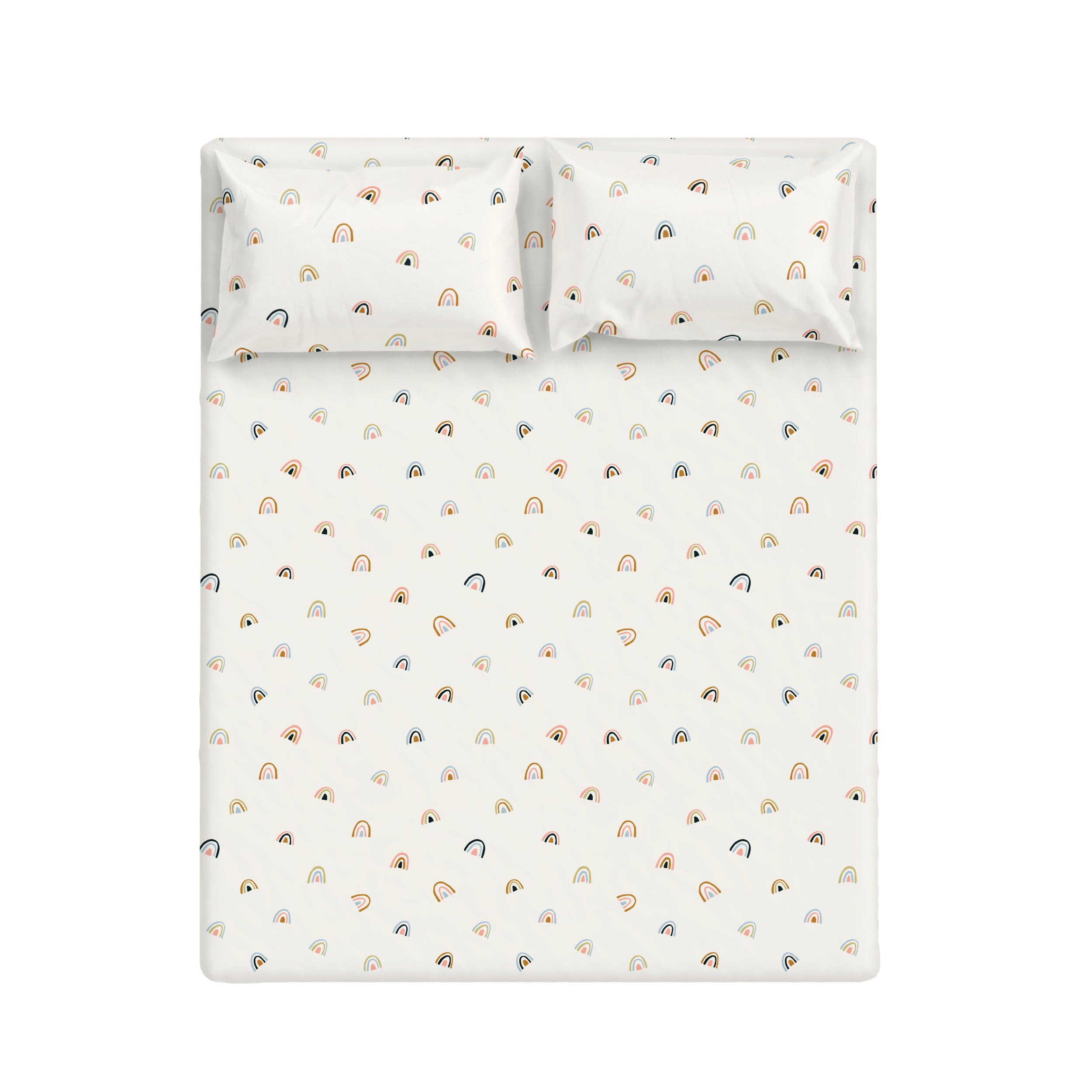 Organic Cotton Sheet Set - Rainbow - Makemake Organics