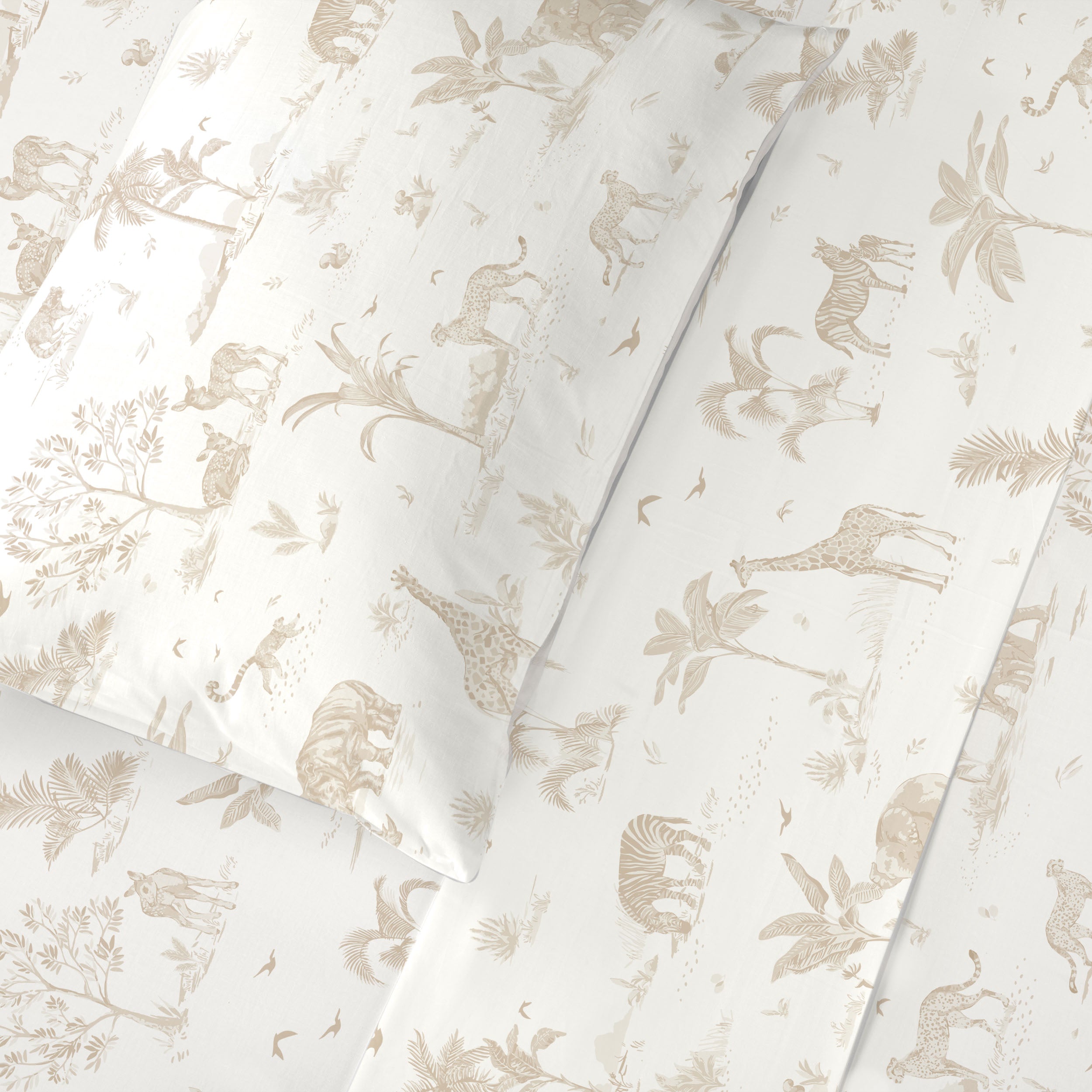 Organic Cotton Sheet Set - Safari (Open Box) - Makemake Organics