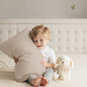 Organic Toddler Pillowcase - Taupe - Makemake Organics