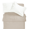 Organic Toddler Pillowcase - Solid Ivory - Makemake Organics