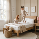 Organic Kids Fitted Sheet - Bloom