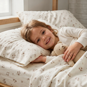 Organic Cotton Sheet Set - Bloom - Makemake Organics
