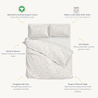 Organic Duvet Cover - Blossom - Makemake Organics