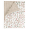 Organic Kids Quilt - Blossom & Taupe - Makemake Organics
