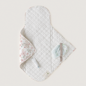 Organic Portable Changing Mat - Blossom - Makemake Organics