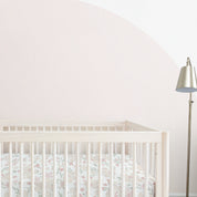 Organic Crib Sheet - Blossom - Makemake Organics